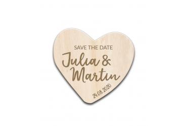 Darstellung des Produktes <span>Save the Date - Herz</span>